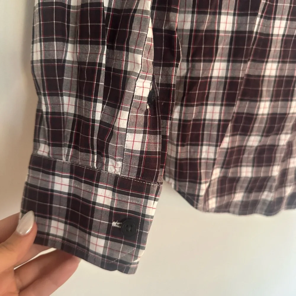 Express Fitted Button-Up Shirt - Size M - 100% Cotton - EUC - Picture 8 of 8